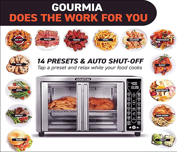 Gourmia Toaster Oven Air Fryer Combo Review 2025