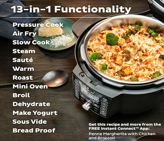 Instant-Pot-Duo-Crisp-11-in-1-(Pressure-Cooker-+-Air-Fryer-Combo)